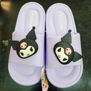 Brand New Sanrio Kuromi Big Charm Slippers Size: US 8.5